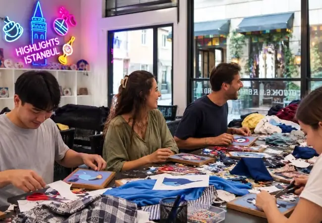 Kinusaiga Textile Art Experience In Istanbul