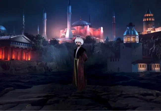 Ottoman Dress Up Rooftop Photo Shoot