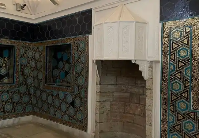 Tiled Pavilion Museum Entrance