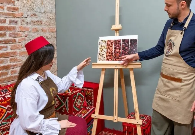 Turkish Coffee Experience Making On Sand