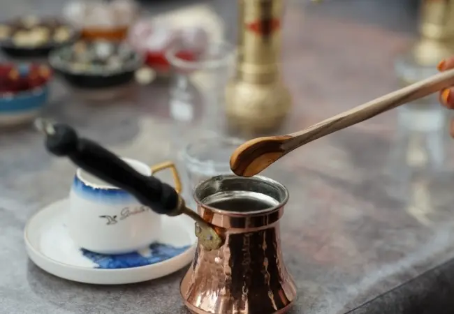 Turkish Coffee Workshop Making On Sand